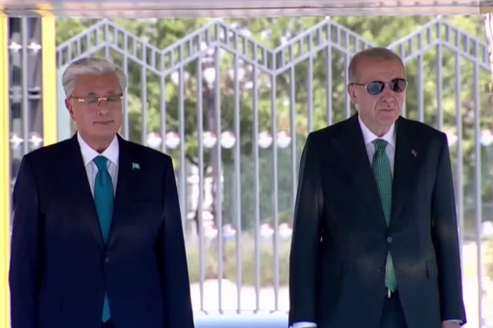 Beştepe’de Kazakistan-Türkiye Zirvesi
